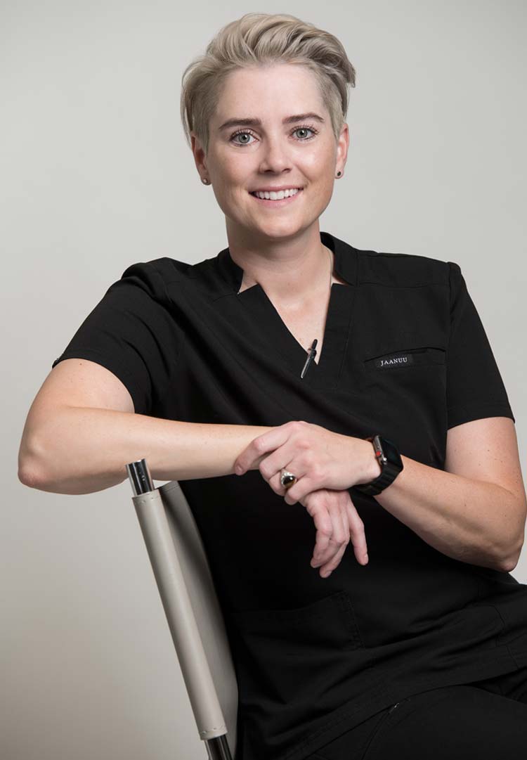 Erin Derraugh, DD, founding denturist at MyBite